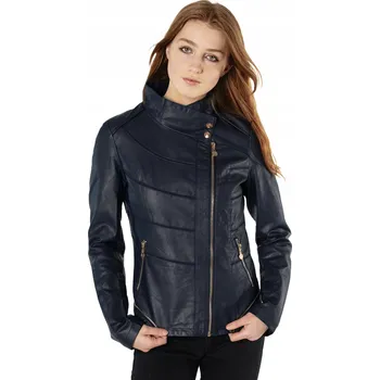 Moto bunda Dámská bunda Ramoneska krátká motorkářská kožená 211-2 L