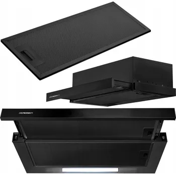 Digestoř Teleskopický odsavač par Berdsen černý 60 cm 74 W