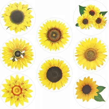 samolepka Samolepky na roli Slunečnice 500 kusů Titanum