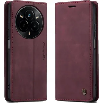 Pouzdro na mobilní telefon Flipové pouzdro Caseme pro realme 14 PRO 5G červené