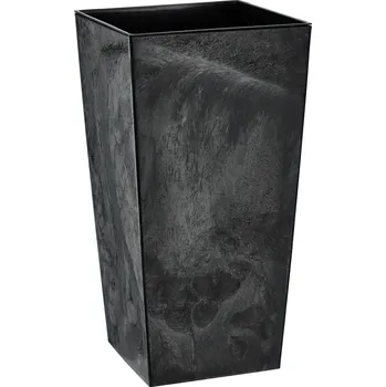 Květináč Květináč plast černý Kadax 29 cm x 29 cm x 57,5 cm