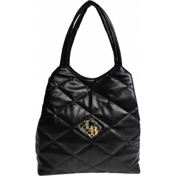 Kabelka Laura Biaggi shopper kabelka z eko kůže černá