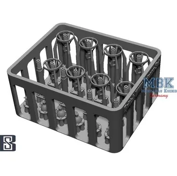 Plastikový model BSK Model 1/35 British WWII Antenna Mount Set