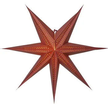 Vánoční dekorace Vánoční papírová hvězda průměr 60 cm Star Trading Point - červená
