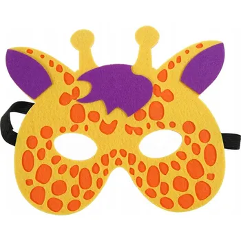 Karnevalový kostým Filcová maska Žirafa kostým karneval ples