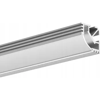 LED páska LED profil KLUŚ TAN-C5 ALU neanodizovaný + kryt - 1m