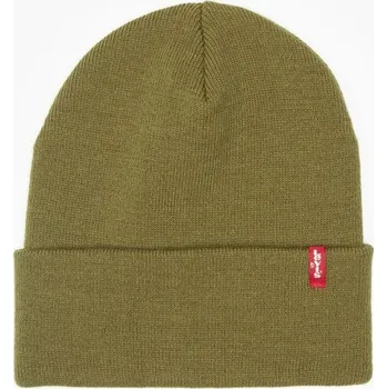 Čepice LEVI'S® SLOUCHY RED TAB ČEPICE- OLIVOVÁ