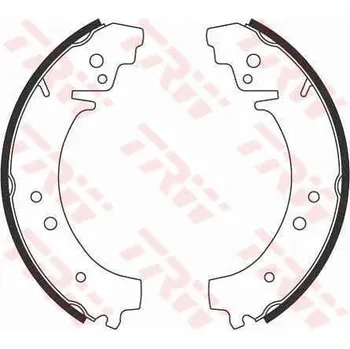 Brzdová čelist Sada brzdových čelistí LUCAS GS8222