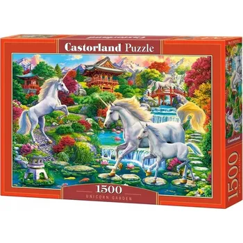 Puzzle Puzzle Castorland Zahrada jednorožců 1500 dílků.