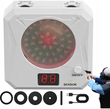 Bezpečnostní kamera Elektronický střelecký terč s laserovým bodováním + 9mm laserový náboj