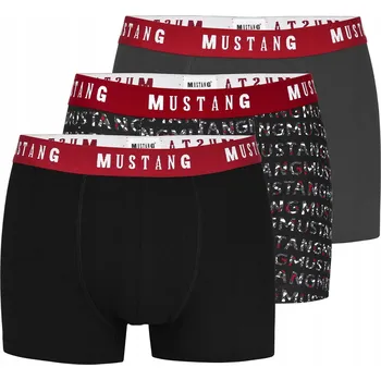 Boxerky Mustang Spodní Prádlo Boxerky Retro, sada 3 kusů, vel. M