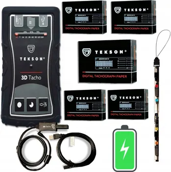 IP kamera Čtečka tachografů Tekson s 8 GB pamětí, napájení USB/baterie