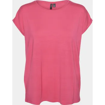 Vero moda Dámské tričko VERO MODA-10284468 VMAVA RASPBERRY SORBET Růžové