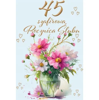 Přání k výročí svatby – 45 let. Trend