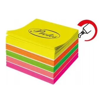 Vrták Malá lepicí kancelářská kostka fluo Protos