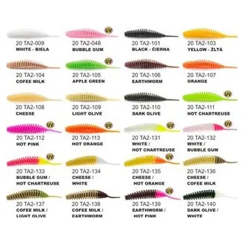 Umělá nástraha Dipované umělé nástrahy Tanta 51mm-2,0 "/ 9ks Cheese/Hot Orange