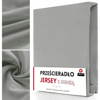 Prostěradlo PROSTĚRADLO JERSEY S GUMOU 90x200 ŠEDÉ