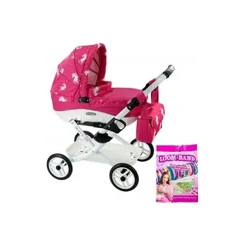 Kočárek pro panenku Kočárek pro panenky ADBOR LILY + Lc-23