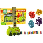 RKToys Autíčko Dino s kostkami domino