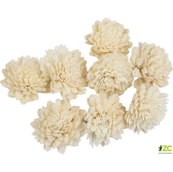 Dekorace - Sola Zinnia 4 cm - 8 ks