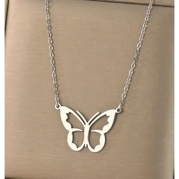 Řetízek Náhrdelník s motýlem