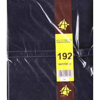 Obraz Vizitkář s osmi přihrádkami, 192 karet, tmavě modrý