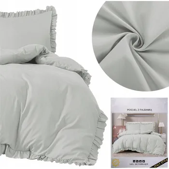 Povlečení Povlečení 160x200 3 Č. saténová s volánky Jasir 05