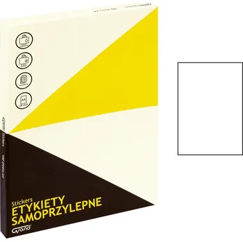 Speciální papír Etikety samolepky bílé A4 100 listů 1x 210x297mm