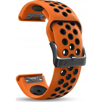 Řemínek na hodinky Řemínek JG Smart pro Garmin 22mm oranžový