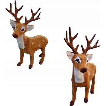 Vánoční dekorace FIGURKA SOB SOB JELEN NA DEKORACI SVÁTEČNÍ DEKORACE 20 cm