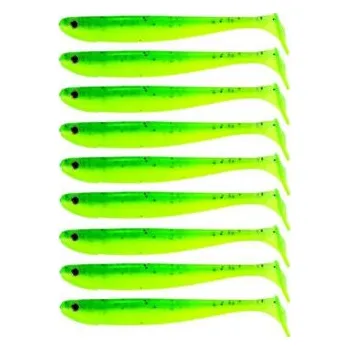 Umělá nástraha Gumové nástrahy Senschu 7,5cm, bal. 9ks, UV Ouklej