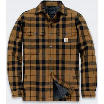 Pánská košile Carhartt pánská košile, volnočasová, dlouhý rukáv, volný střih, bavlna, velikost L