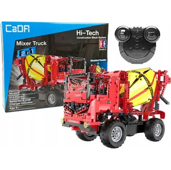 ostatní stavebnice CADA Stavebnice míchačky betonu CADA 2.4G s dálkovým ovládáním, 815 dílků