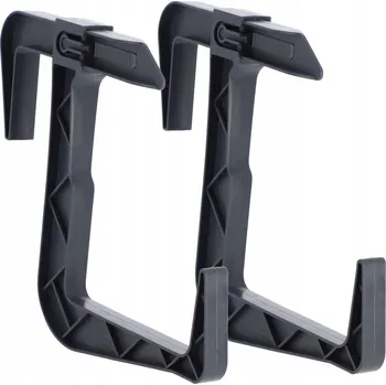 Držák na květináč a truhlík DRŽÁK ZÁVĚSNÝ NA KVĚTINÁČ TRUHLÍK BALKONOVÝ 2ks