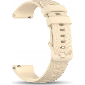 Řemínek na hodinky Řemínek JG Smart pro Xiaomi 20mm béžový