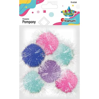 Vrták BAMBULE třpytivé VELKÉ dekorativní pastelové MIX