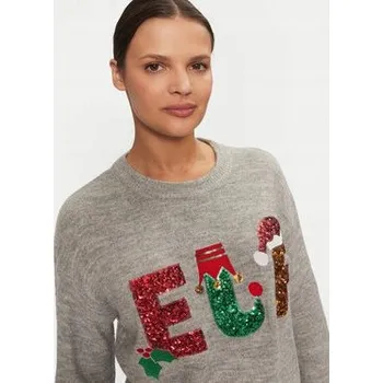 Dámský svetr Brave Soul dámský svetr šedý klasický do pasu velikost XS