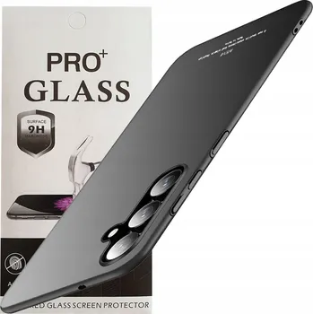 Pouzdro na mobilní telefon Pouzdro Msvii pro Samsung Galaxy S23 Fe Case Kryt + Sklo 9H Barva Černá