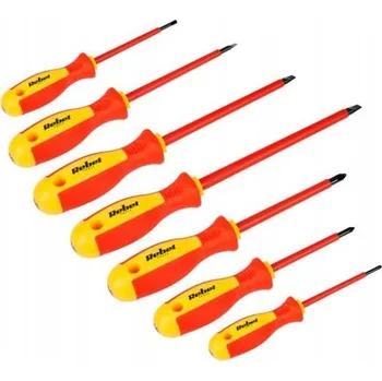 Šroubovák Sada izolovaných šroubováků Rebel, 7 kusů