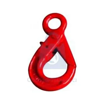 zvedák Hák samosvěrný s okem tř. 8, komaxitovaný 2 t, balení 1 ks