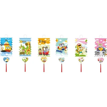 Party dekorace Lampion válec 16 cm Dětský W039042