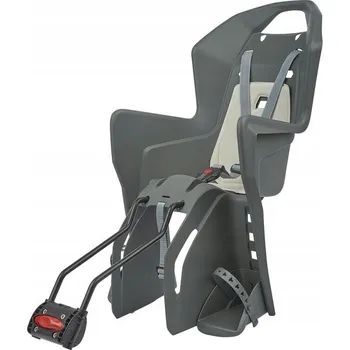 cyklosedačka Zadní dětská sedačka na kolo Polisport KOOLAH FF 29 šedá