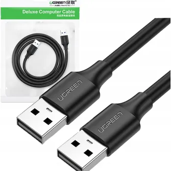 Datový kabel Prodlužovací USB kabel B - USB B Ugreen 10309 1 m černý