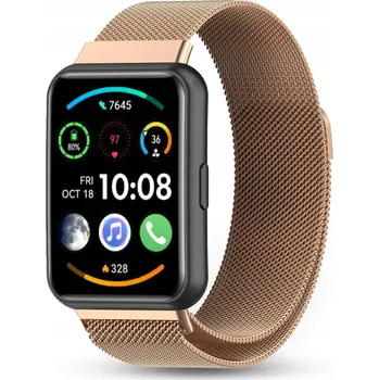 Řemínek na hodinky ŘEMÍNEK ŘEMÍNEK NÁHRADNÍ PÁSEK PRO HUAWEI WATCH FIT 2 | OCEL - PREMIUM