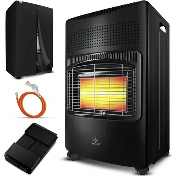 Topidlo Kesser Keramické plynové topidlo 4200W, Regulátor a hadice, Propan/Butan