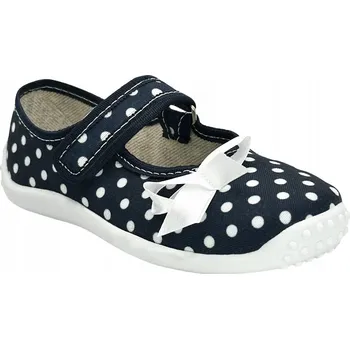 Dívčí baleríny Dětské papuče Bighorn bílé velikosti 26