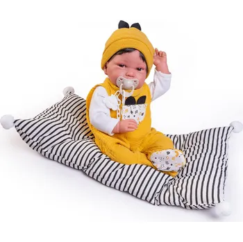 Panenka Novorozená panenka Pipo s velkým polštářem, 42 cm MUNECAS ANTONIO JUAN