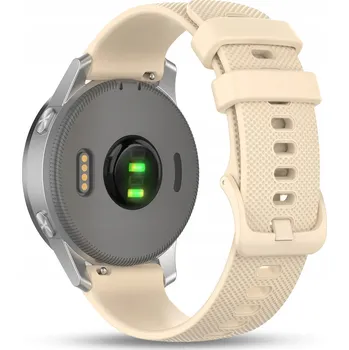 Řemínek na hodinky Řemínek JG Smart pro Garmin 18mm béžový