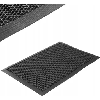 Rohožka KADAX ROHOŽKA PŘED DVEŘE DOMŮ 60x40 cm ČERNÁ GUMOVÁ