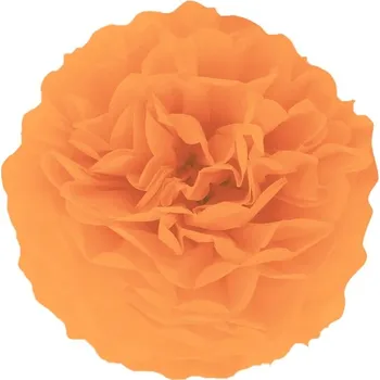 Obraz Dekolo hedvábná papírová Bambule 15 cm oranžová